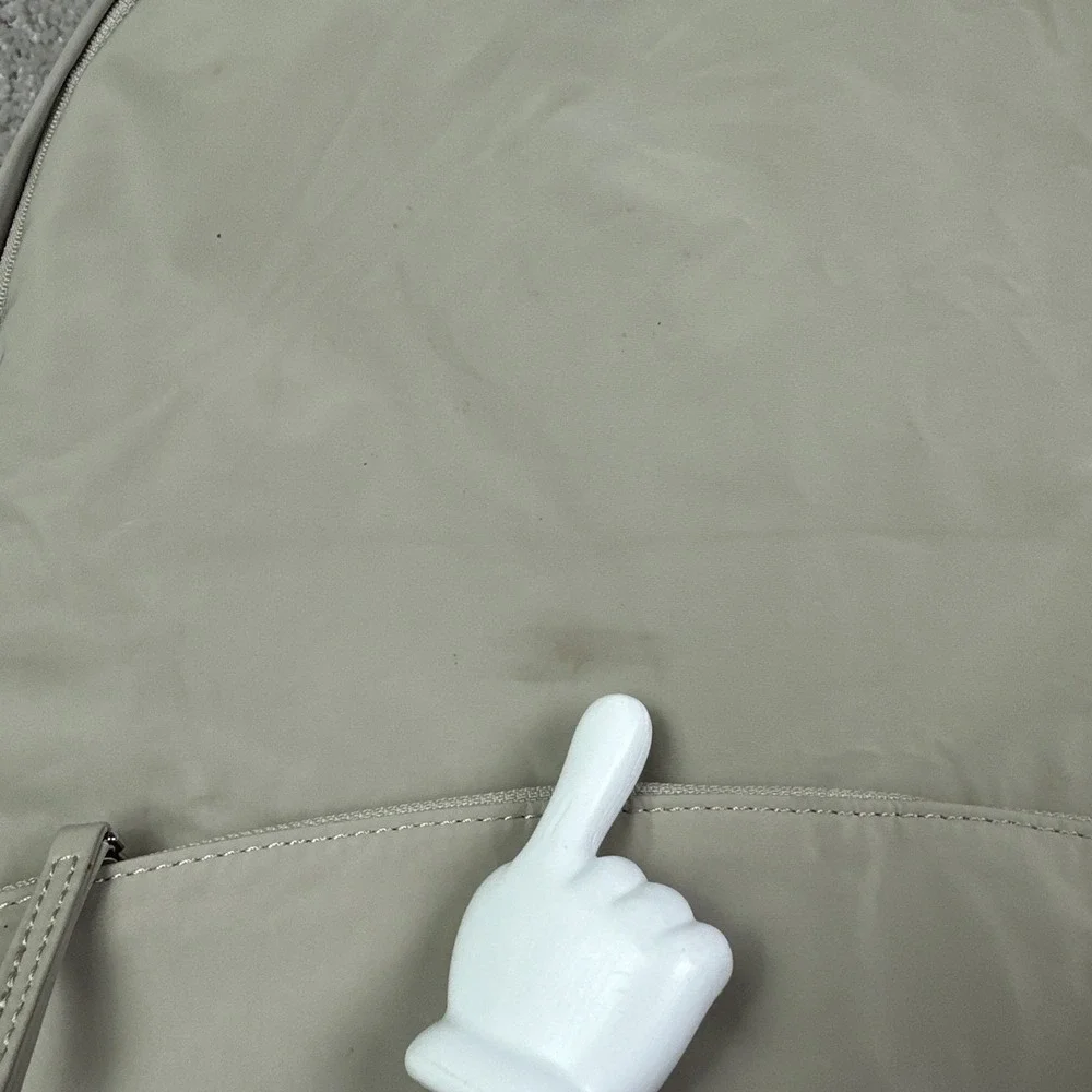 Athleta All About Backpack School‎ Gym Commuter Dance Sports Beige Cream